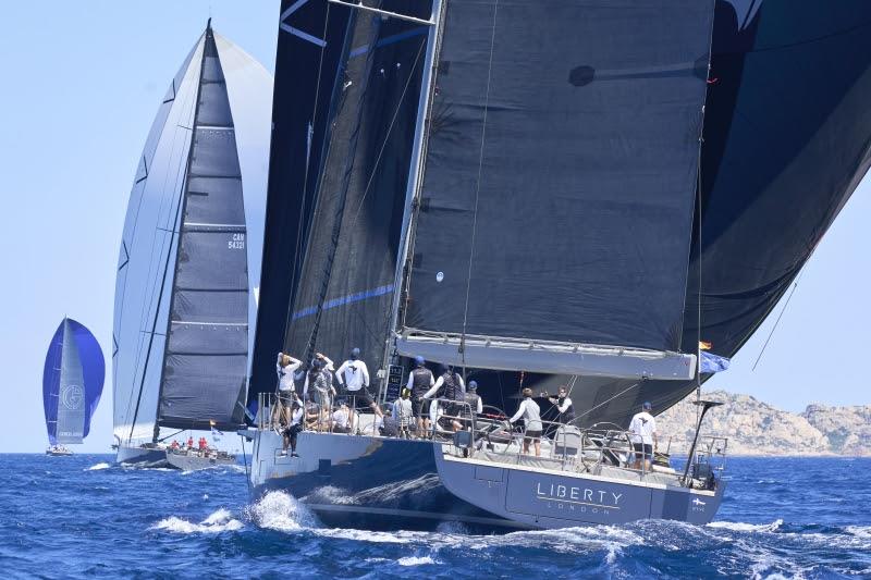 The SW 96 Liberty Squared, winner of the White class at the Giorgio Armani Superyacht Regatta 2026 - photo © YCCS / Studio Borlenghi