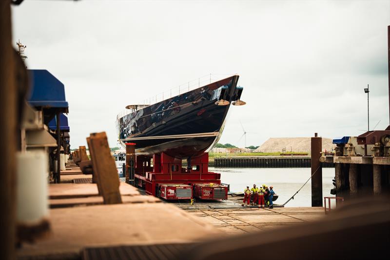 SY Zero launch hardstanding photo copyright SY Zero taken at  and featuring the Superyacht class