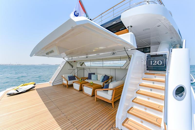 Majesty 120 photo copyright Gulf Craft taken at  and featuring the Superyacht class