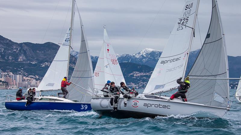 30th Primo Cup – Trophée Credit Suisse day 2 photo copyright Carlo Borlenghi taken at Yacht Club de Monaco and featuring the Surprise class