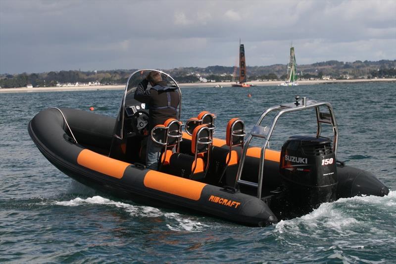 Ribcraft 5.85 Safety Boat photo copyright Suzuki taken at RYA Dinghy Show and featuring the  class