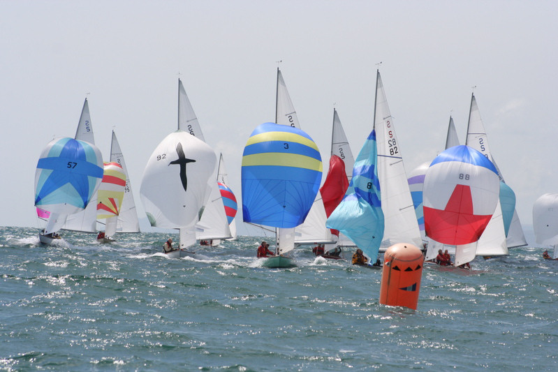 The resurgent Swallow class muster 23 boats for their nationals photo copyright Nick Bottomley / www.ocean-pictures.co.uk taken at Itchenor Sailing Club and featuring the Swallow class