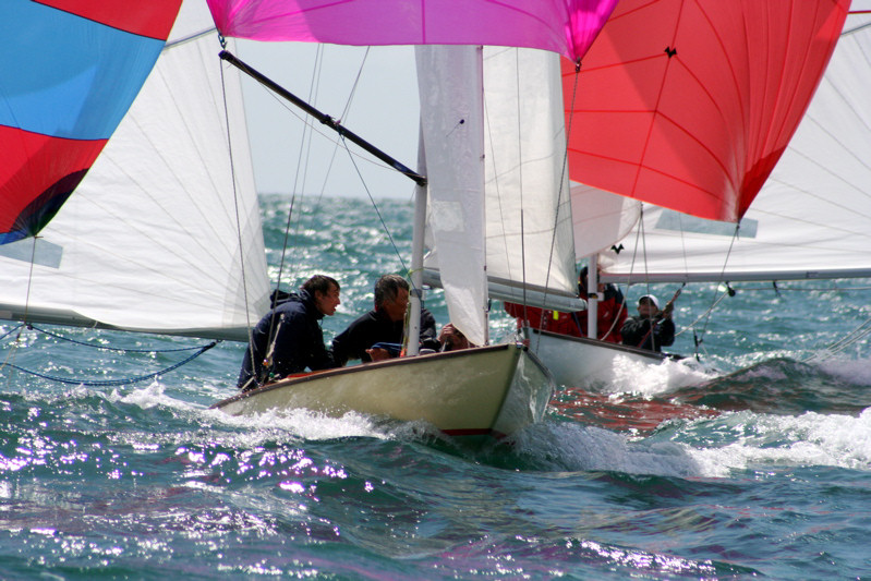 The resurgent Swallow class muster 23 boats for their nationals photo copyright Nick Bottomley / www.ocean-pictures.co.uk taken at Itchenor Sailing Club and featuring the Swallow class