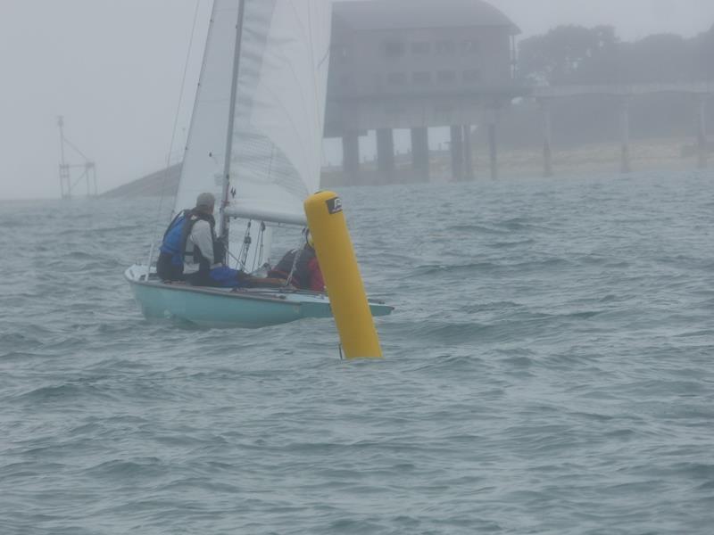 Day 2 of the Swallow National Championships at Bembridge photo copyright Mike Samuelson taken at Bembridge Sailing Club and featuring the Swallow class