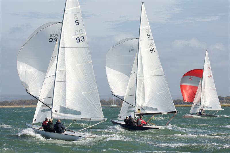 Swallow class racing in Chichester Harbour photo copyright Swallow class taken at Itchenor Sailing Club and featuring the Swallow class