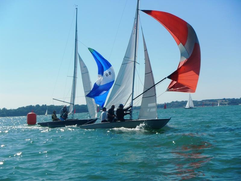 Swallow Nationals 2022 at Bembridge photo copyright Mike Samuelson taken at Bembridge Sailing Club and featuring the Swallow class