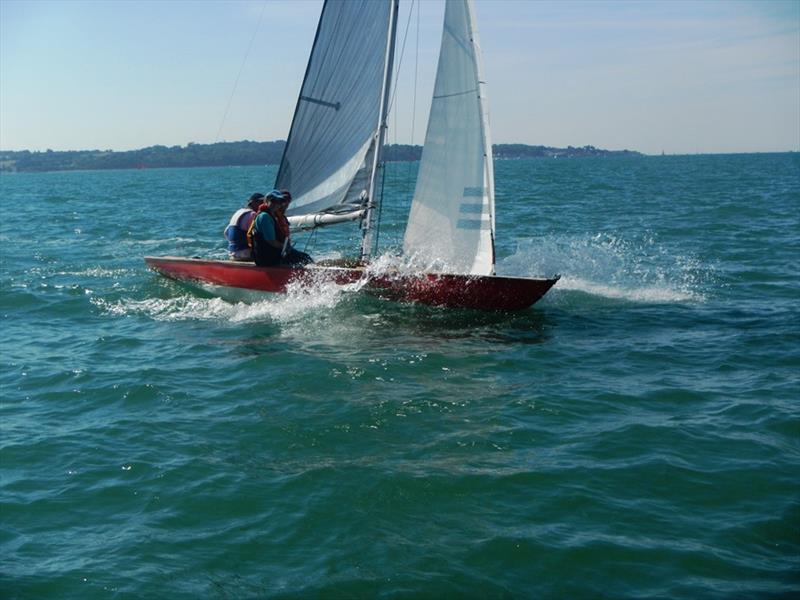 Swallow Nationals 2022 at Bembridge photo copyright Mike Samuelson taken at Bembridge Sailing Club and featuring the Swallow class