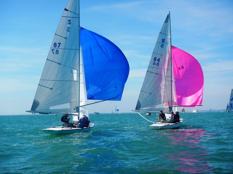 Swallow Nationals 2022 at Bembridge photo copyright Mike Samuelson taken at Bembridge Sailing Club and featuring the Swallow class