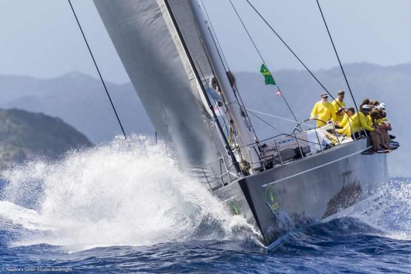 Freya, Maxi Division Leader, on day 3 of the Rolex Swan Cup Caribbean - photo © Nautor's Swan / Studio Borleghi