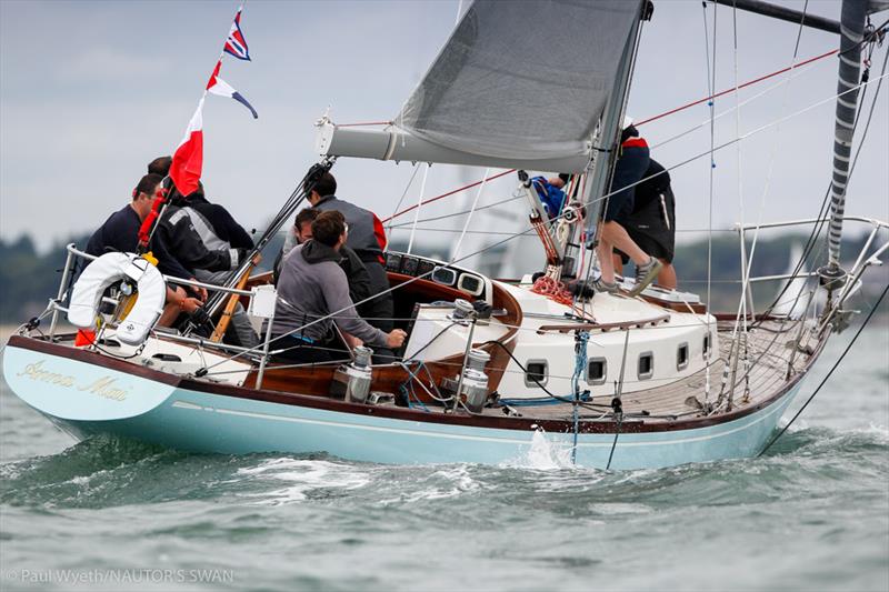 Swan 36 Anna Mai wins Class 3 at the Swan European Regatta 2017 photo copyright Paul Wyeth / Nautor's Swan taken at Royal Yacht Squadron and featuring the Swan class