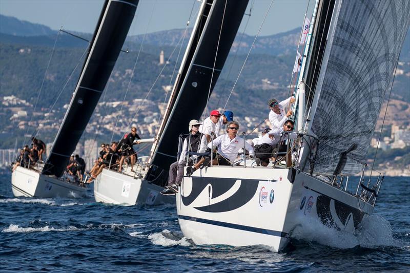 Luis Senís' Porrón IX leads on Swan 45 on day 2 of The Nations Trophy photo copyright Nautor's Swan / Studio Borlenghi taken at Real Club Náutico de Palma and featuring the Swan class