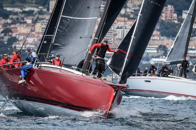 The Nations Trophy Mediterranean League photo copyright Martina Orsini taken at Club Nautico Scarlino and featuring the Swan class