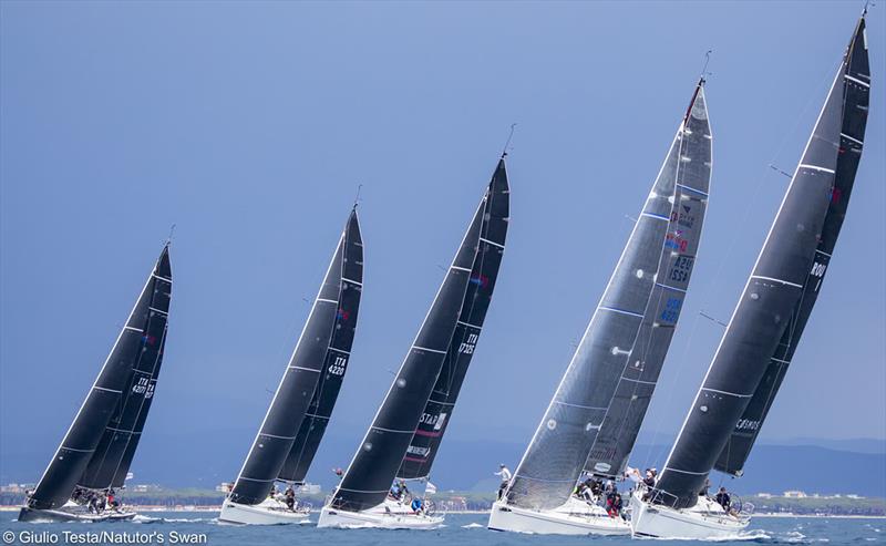 The Nations Trophy Mediterranean League 2019 photo copyright Giulio Testa taken at Club Nautico Scarlino and featuring the Swan class