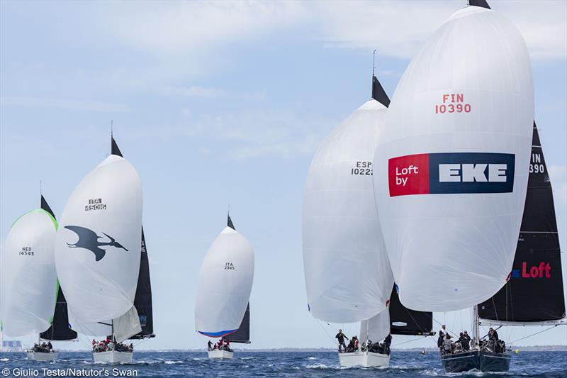 The Nations Trophy Mediterranean League 2019 photo copyright Giulio Testa taken at Club Nautico Scarlino and featuring the Swan class