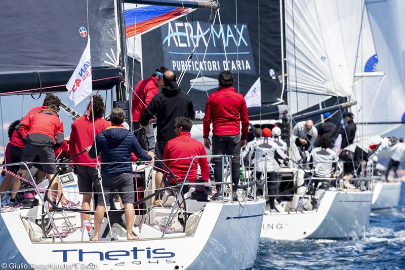 Thetis - The Nations Trophy Mediterranean League 2019 photo copyright Giulio Testa taken at Club Nautico Scarlino and featuring the Swan class