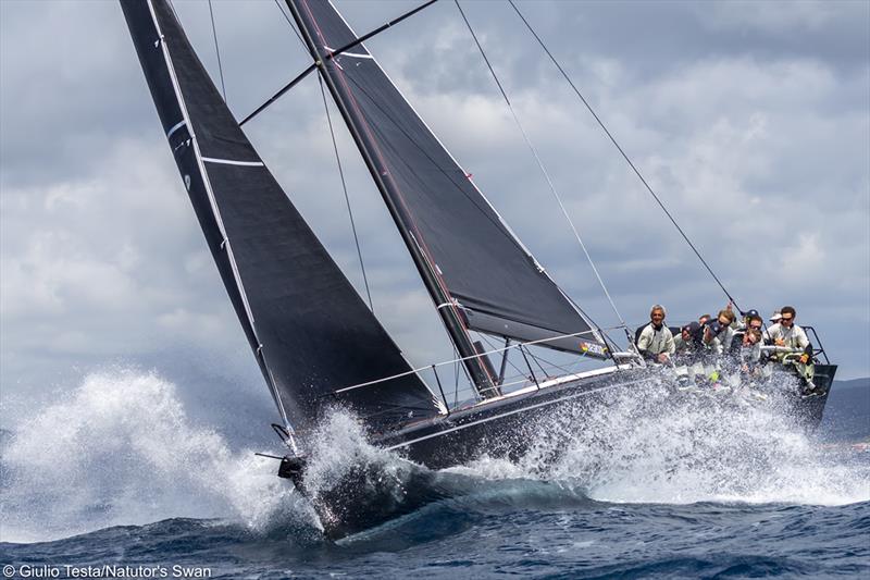 The Nations Trophy Mediterranean League 2019 photo copyright Giulio Testa taken at Club Nautico Scarlino and featuring the Swan class