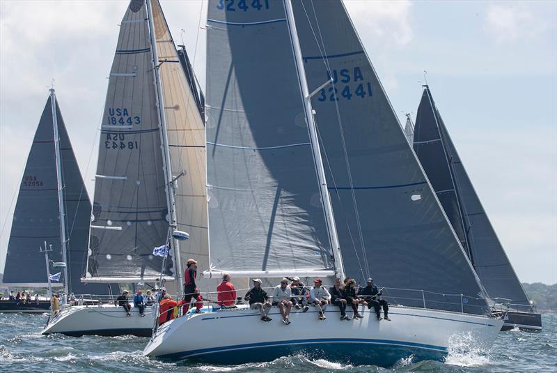 ORC start - 165th New York Yacht Club Annual Regatta photo copyright Daniel Forster taken at New York Yacht Club and featuring the Swan class