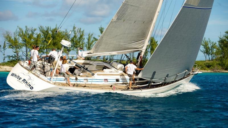 White Rhino photo copyright Barby MacGowan taken at Ida Lewis Yacht Club and featuring the Swan class