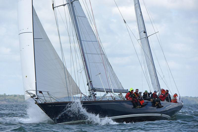 Swan 55 yawl Lulotte, skippered by Ben Morris. - RORC Cowes Dinard St Malo Race photo copyright Rick Tomlinson / RORC taken at Royal Ocean Racing Club and featuring the Swan class