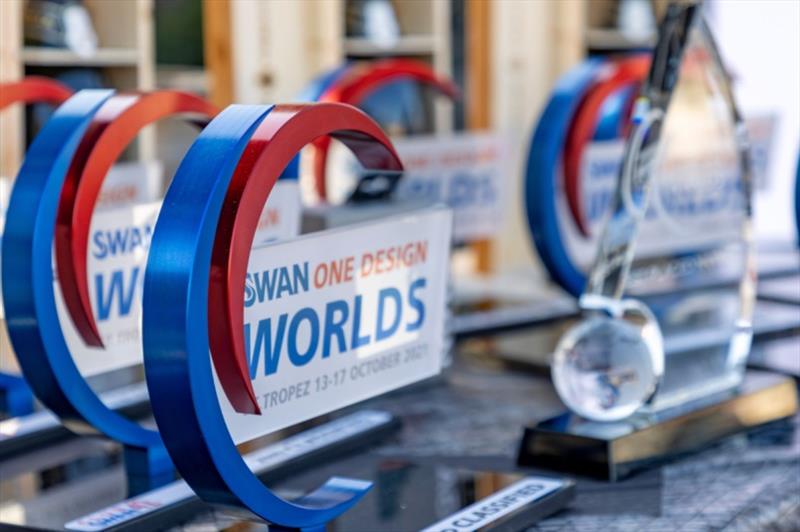 Swan One Design Worlds trophies photo copyright ClubSwan Racing / Studio Borlenghi taken at  and featuring the Swan class