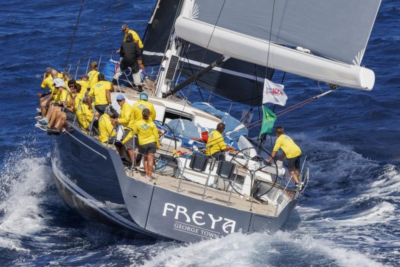 Freya, winner of the day in the Maxi Class, Rolex Swan Cup 2022 photo copyright Rolex / Carlo Borlenghi taken at Yacht Club Costa Smeralda and featuring the Swan class