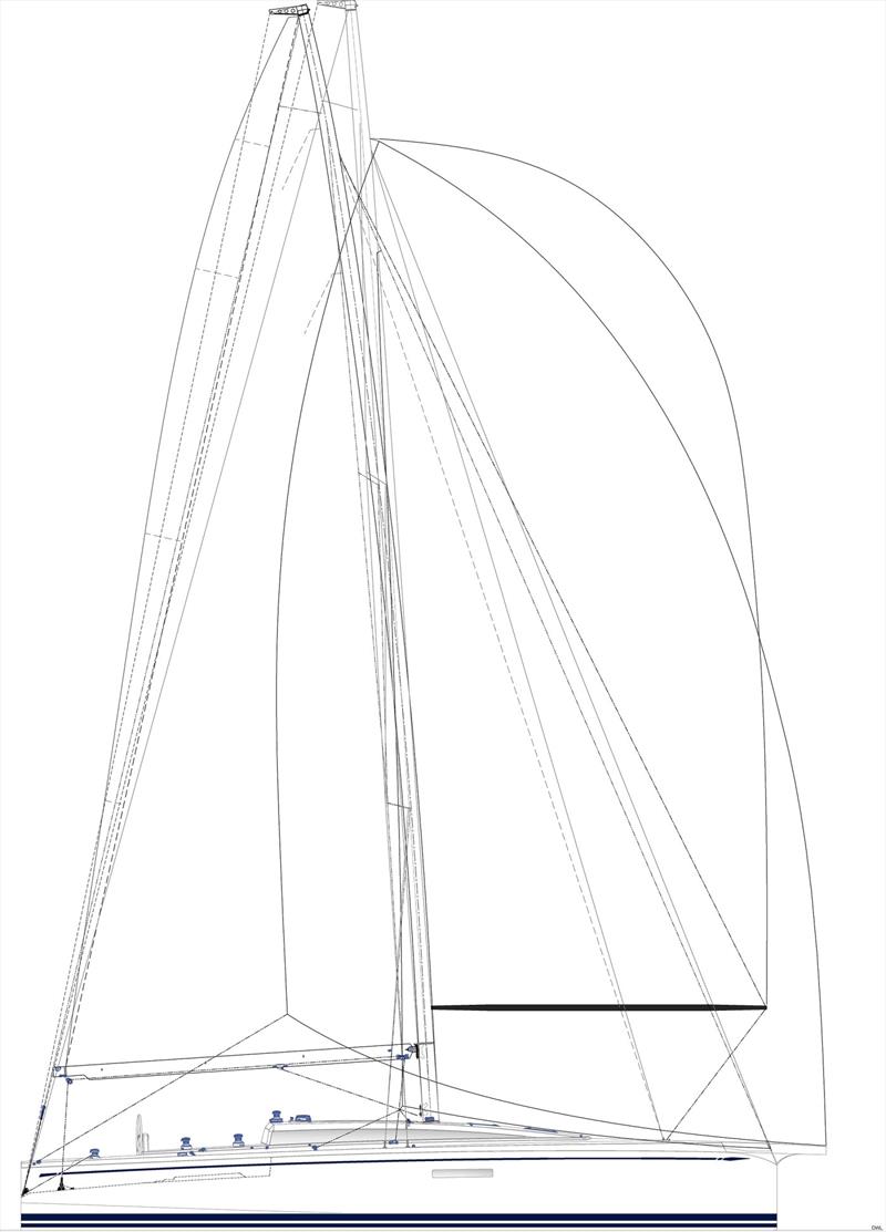 ClubSwan 43 - Cruising sail plan - photo © Nautor's Swan