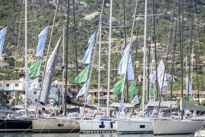 The fleet at the 22nd Rolex Swan Cup, 2024 photo copyright Kurt Arrigo / Rolex taken at Yacht Club Costa Smeralda and featuring the Swan class