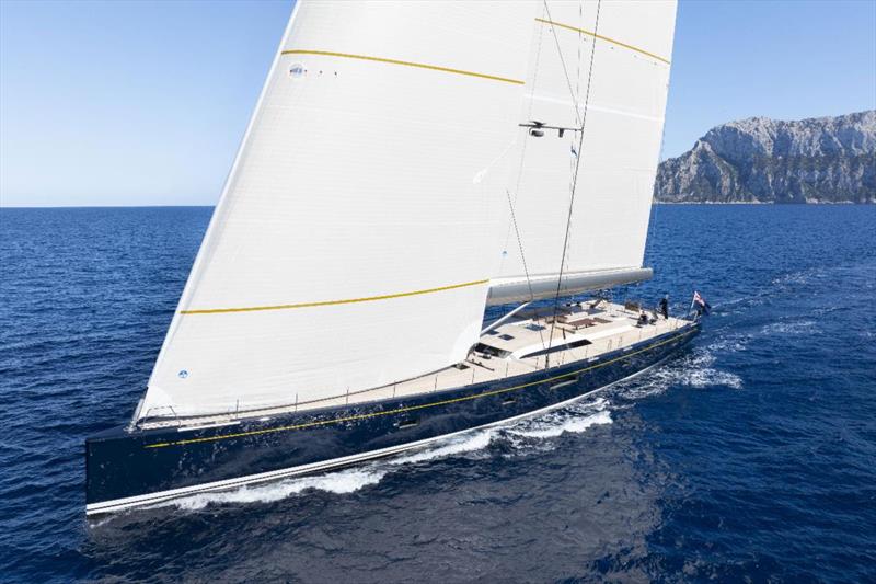 First competitive race for the performance superyacht Swan 128 Be Cool - photo © Nautor's Swan