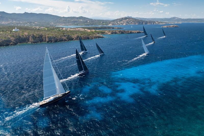 The Swan Maxi class in the Passo delle Bisce, Rolex Swan Cup 2026 - photo © YCCS / Daniele Macis