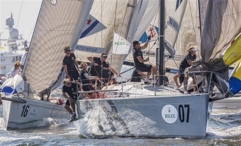 Royal Thames Yacht Club (GBR) lead after day 4 of the Rolex New York Yacht Club Invitational Cup photo copyright Rolex / Daniel Forster taken at New York Yacht Club and featuring the Swan 42 class
