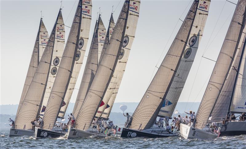 About to start on day 4 of the Rolex New York Yacht Club Invitational Cup photo copyright Rolex / Daniel Forster taken at New York Yacht Club and featuring the Swan 42 class