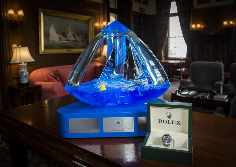 Rolex New York Yacht Club Invitational Cup trophy photo copyright Rolex / Daniel Forster taken at New York Yacht Club and featuring the Swan 42 class