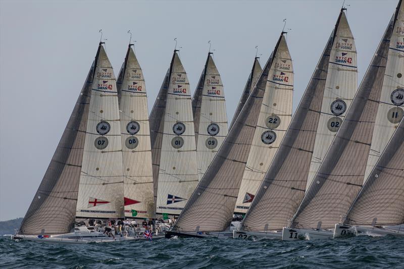 2017 Rolex New York Yacht Club Invitational Cup day 1 photo copyright Rolex / Daniel Forster taken at New York Yacht Club and featuring the Swan 42 class