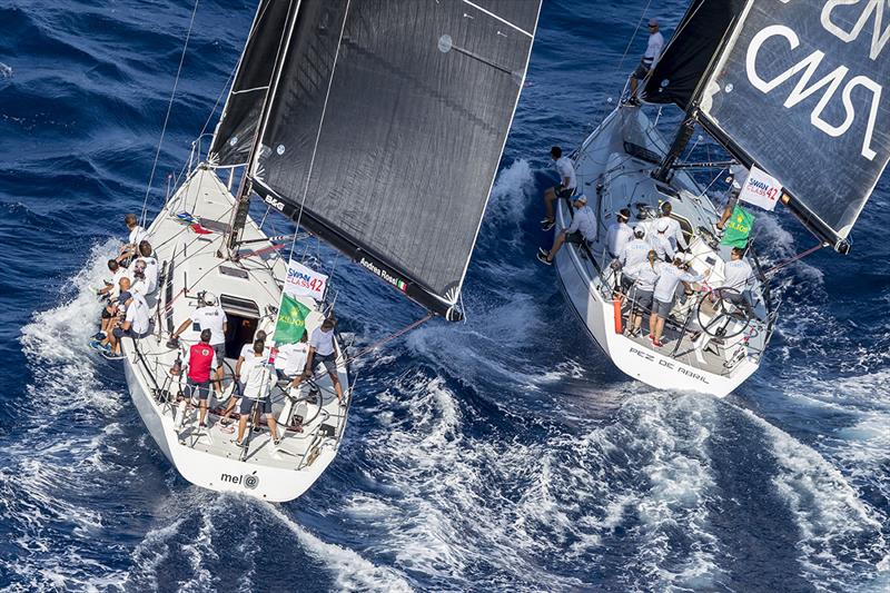 MELA / PEZ DE ABRIL - 2018 Rolex Swan Cup photo copyright Carlo Borlenghi taken at Yacht Club Costa Smeralda and featuring the Swan 42 class