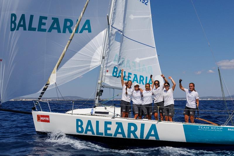Balearia, winner in Mallorca Sotheby's Women's Cup - 40th Copa del Rey MAPFRE photo copyright Nico Martínez / Copa del Rey MAPFRE taken at Real Club Náutico de Palma and featuring the Swan 42 class