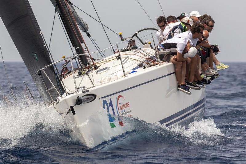 The ClubSwan 42 Koyré Spirit of Nerina, winner of today's first race, The Nations Trophy - Swan One Design photo copyright ClubSwan / Studio Borlenghi taken at Yacht Club Costa Smeralda and featuring the Swan 42 class