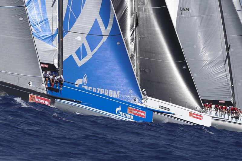 Tight racing on the final day of the Gazprom Swan 60 World Championship photo copyright Carlo Borlenghi / Nautor's Swan taken at Real Club Náutico de Palma and featuring the Swan 60 class