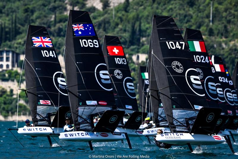 Switch One Design - Foiling Week 2025 photo copyright Martina Orsini / WeAreFoiling Media taken at Fraglia Vela Malcesine and featuring the Switch class