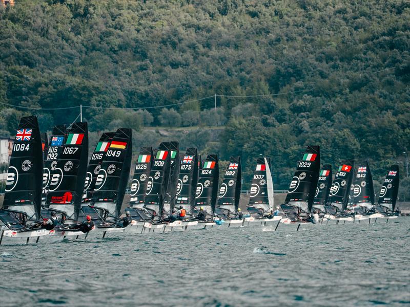Switch Global Championships at Fraglia Vela Malcesine Day 1 photo copyright CodeZeroDigital taken at Fraglia Vela Malcesine and featuring the Switch class