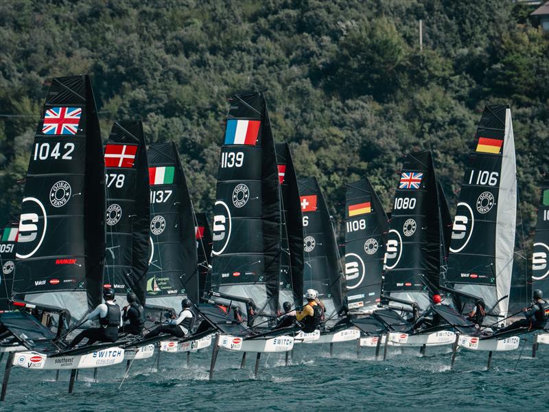 Switch Global Championships at Fraglia Vela Malcesine Day 1 photo copyright CodeZeroDigital taken at Fraglia Vela Malcesine and featuring the Switch class