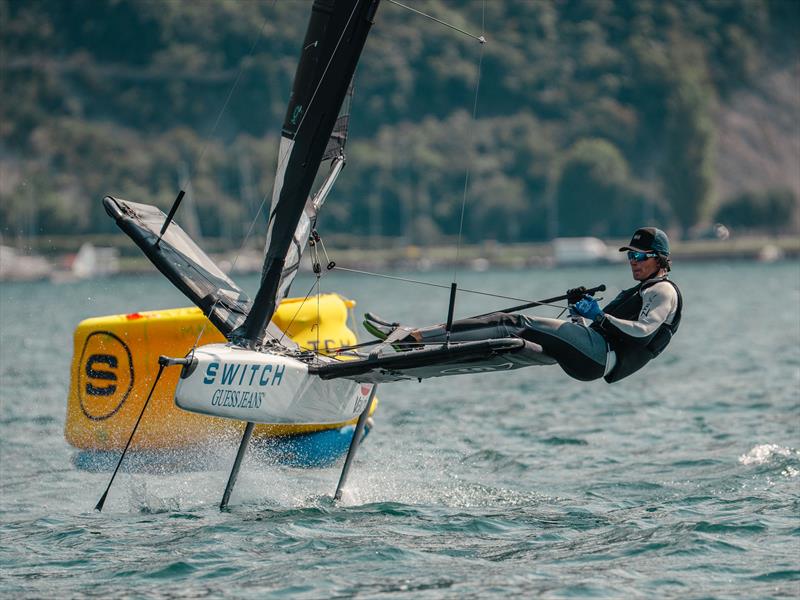 Switch Global Championships at Fraglia Vela Malcesine Day 1 photo copyright CodeZeroDigital taken at Fraglia Vela Malcesine and featuring the Switch class