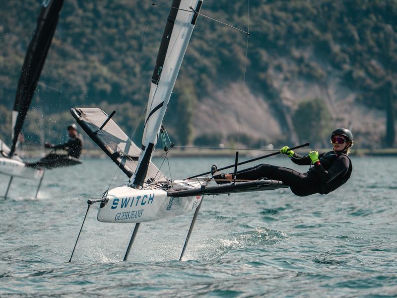 Switch Global Championships at Fraglia Vela Malcesine Day 1 photo copyright CodeZeroDigital taken at Fraglia Vela Malcesine and featuring the Switch class