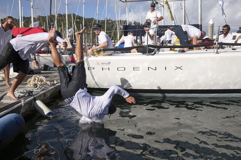 Going photo copyright Andrea Francolini taken at Royal Prince Alfred Yacht Club and featuring the Sydney 38 class