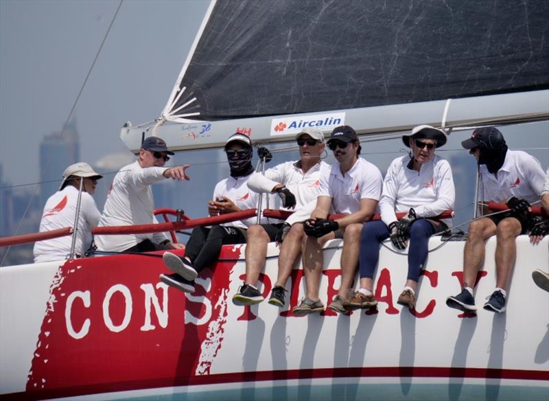 SSORC winning Sydney 38 Conspiracy - Sydney Short Ocean Racing Championship 2020 photo copyright Tilly Lock Media taken at Middle Harbour Yacht Club and featuring the Sydney 38 class