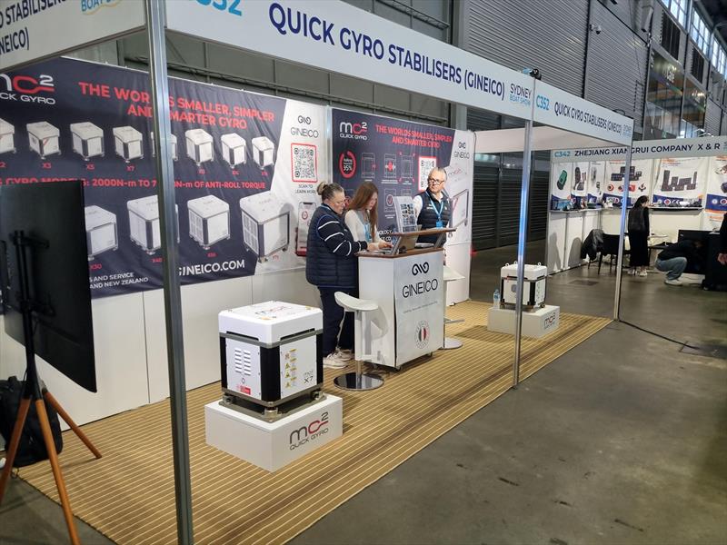 GINEICO's Pierluigi Gambacorti at the Sydney Boat Show 2025 - photo © Peter Rendle