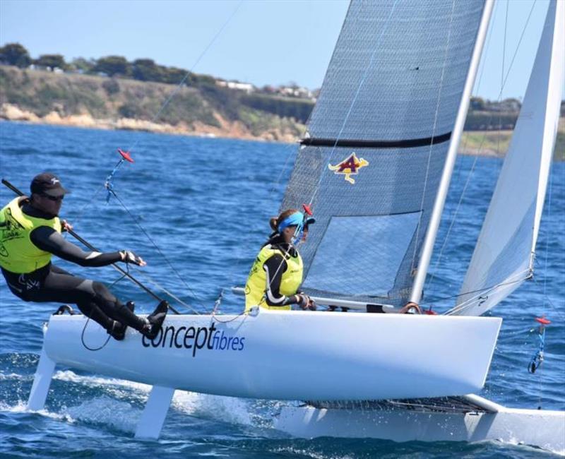 New 4.9 Concept Fibres - Portland EyeCare Taipan Catamaran Australian Championships 2018/19 - photo © Mary Tulip