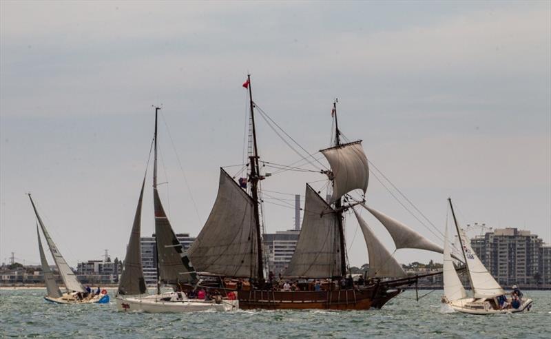 A Tall Ship on the course cost some competitors dearly - Port Phillip Women's Championship Series 2019 photo copyright Bruno Cocozza taken at Royal Yacht Club of Victoria and featuring the Tall Ships class