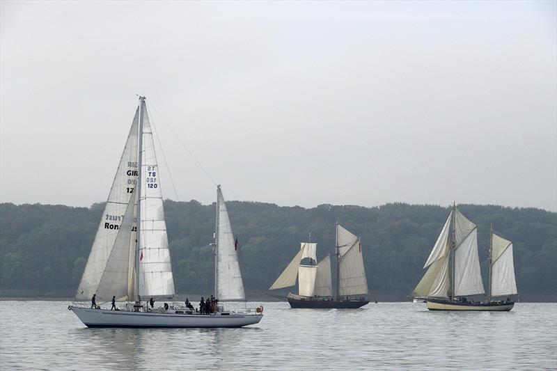 Donald Searle, Johanna Lucretia and Maybe in the ASTO Cowes Small Ships Race - photo © ASTO - Max Mudie