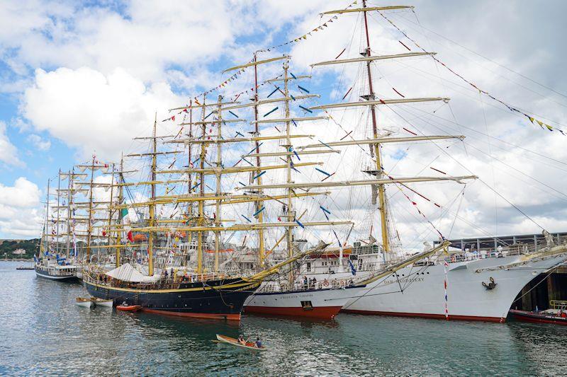 The Tall Ships Races opens to the public at Falmouth photo copyright Hugh Hastings taken at  and featuring the Tall Ships class