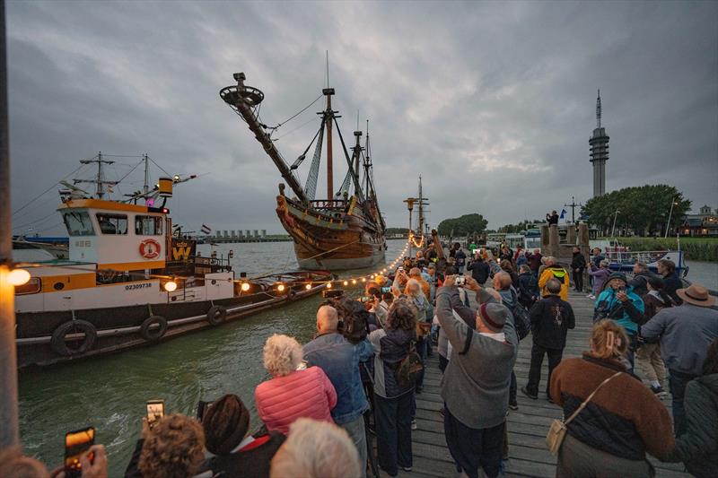 Batavia in Amsterdam - Damen Shiprepair Amsterdam photo copyright Ovv van Aalst Fotografie taken at  and featuring the Tall Ships class